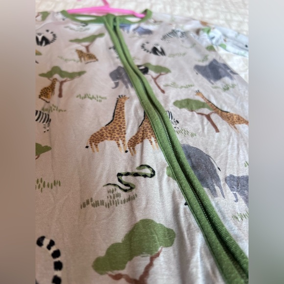 Little Sleepies Safari Friends Zippy Pajamas Size 3T GUC - Picture 7 of 10